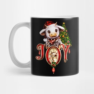 Cute little christmas cow Mug